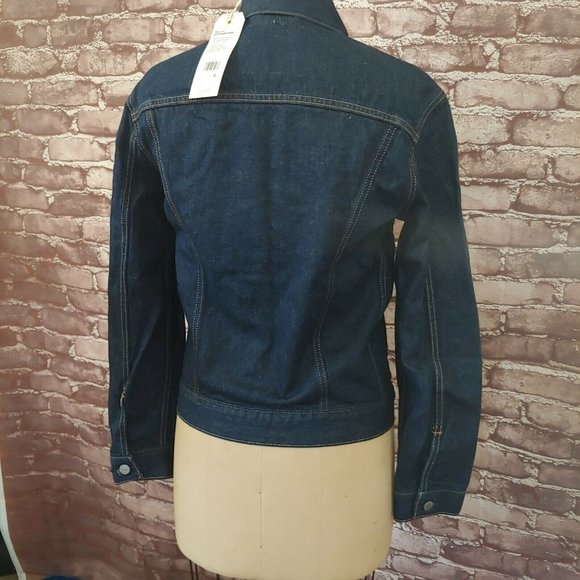 -SOLD- Levis Wellthread Trucker Denim Jacket Cottonized Hemp S 247660011 - Picture 5 of 5